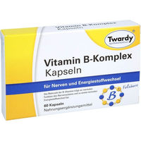 Produktbild von Twardy Vitamin B-Komplex Kapseln glutenfrei und laktosefrei 60 Stück