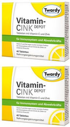 Twardy Vitamin C Zink Depot Tabletten glutenfrei und laktosefrei – Bild 1 von 1