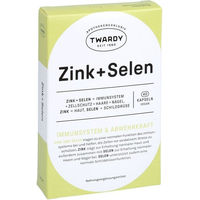 Produktbild von Twardy Zink und Selen Kapseln vegan glutenfrei laktosefrei 40 Stück