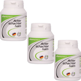 UltraSPORTS ultraPROTECT Ackerschachtelhalm Kapseln vegan und glutenfrei 3 Dosen à 90 Stück – Bild 1 von 1