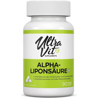 Produktbild von UltraVit Alpha-Liponsäure+ mit Chrom Kapseln glutenfrei und laktosefrei 90 Stück