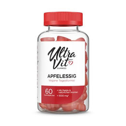 UltraVit Apfelessig Gummibärchen 60 Stück vegan ohne Gelatine – Bild 1 von 2
