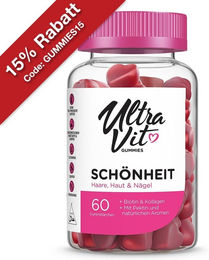 UltraVit Beauty-Kollagen-Kombi Gummis ohne Gelatine 60 Stück – Bild 1 von 1