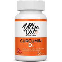Produktbild von UltraVit Curcumin D3 Kapseln mit standardisiertem Extrakt 60 Stück