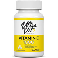 Produktbild von UltraVit Vitamin C Kapseln mit Ascorbinsäure 1000 mg vegan