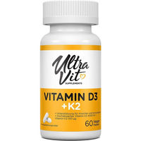 Produktbild von UltraVit Vitamin D3 4000 IU + K2 Kapseln vegan 60 Stück