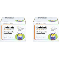 Produktbild von Unizink IMMUN PLUS Kapseln von Köhler Pharma mit Zinkcitrat, vegetarisch, glutenfrei und laktosefrei für Erwachsene, 90 Kapseln
