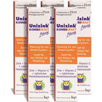 Produktbild von Unizink Kombikraft Köhler Pharma Citrat Flüssig 125 ml glutenfrei laktosefrei ohne Zusatzstoffe
