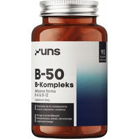 Produktbild von UNS B-50 B-Komplex Vitamin-Komplex vegan ohne Zusatzstoffe 90 Kapseln