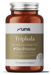 UNS Supplements Triphala Extrakt 3:1 mit BioPerine 800 mg Kapseln 120 Stück – Bild 1 von 1