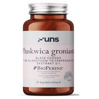 Produktbild von UNS Traubensilberkerze mit BioPerine pflanzlicher Ursprung 60 Kapseln