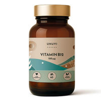 Produktbild von UNUVI Vitamin B12 Methylcobalamin 100 mcg vegetarische Kapseln 60 Stück