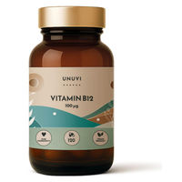 Produktbild von UNUVI Vitamin B12 Methylcobalamin 100 mcg Vegetarische Kapseln für Erwachsene 120 Stück