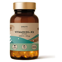 Produktbild von UNUVI Vitamin D3 K2 4000 IE 100 mcg 60 Kapseln