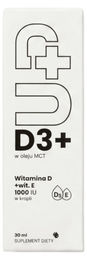 UP Health Pharma UP D3+ Vitamin D3 Tropfen mit MCT-Öl für Erwachsene ohne Zusatzstoffe – Bild 1 von 1