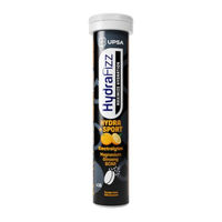 Produktbild von UPSA HydraFizz Sport Elektrolyte und BCAA Brausetabletten Orange 16 Stück