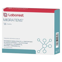 Produktbild von Uriach Migratens Pulver mit L-Tryptophan und Bisglycinat, 14 Beutel, glutenfrei und laktosefrei für Erwachsene