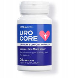 Urocore L-Arginin und Zink Kapseln für Männer 20 Stück – Bild 1 von 1