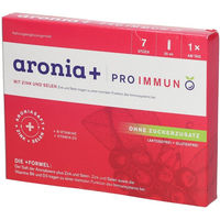 Produktbild von URSAPHARM Aronia+ Pro Immun Trinkampullen mit Zink und Selen, 7 Stück, zuckerfrei, laktosefrei und glutenfrei