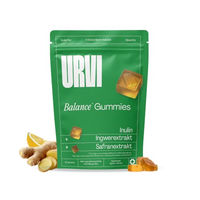 Produktbild von URVI Balance Gummies mit Safranextrakt, Inulin und Chrom, zuckerfrei und glutenfrei, 60 Stück