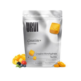 URVI Kreatin Monohydrat Gummies mit Taurin und Vitamin B2 Beere 120 Stück glutenfrei – Bild 1 von 3