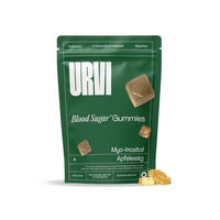Produktbild von URVI Myo-Inositol Apfelessig Gummies mit Chrom und Zink Apfel-Zimt zuckerarm und glutenfrei 60 Stück