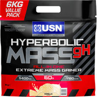 Produktbild von USN Hyperbolic All in One Mass Gainer Proteinpulver Vanille 6000g