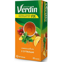 Produktbild von USP ZDROWIE Verdin FIX Kräuter-Komplex Tee mit Zitrusfrüchten 20 Beutel