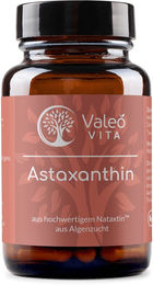 Valeo Vita Astaxanthin Kapseln vegan glutenfrei laktosefrei ohne Zusatzstoffe – Bild 1 von 3