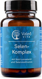 Valeo Vita Selen 200 µg Komplex Kapseln Vegan Glutenfrei Laktosefrei für Erwachsene 60 Stück – Bild 1 von 3