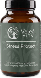 Valeo Vita Stress Protect KSM-66 Ashwagandha Rosenwurz und Vitalpilze mit B-Vitaminen vegan 90 Kapseln – Bild 1 von 4
