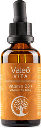 Valeo Vita Vitamin D3+K2 Tropfen vegetarisch für Erwachsene – Bild 1 von 2