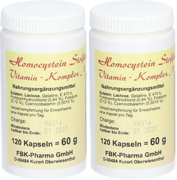 Vaniplan-Pharma Homocystein Stoffwechsel B-Komplex Kapseln für Erwachsene 120 Stück – Bild 1 von 1