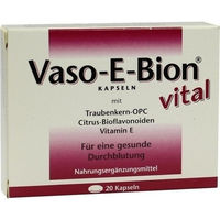 Produktbild von VASO-E-BION vital Kapseln mit Vitamin E von Rodisma-Med Pharma GmbH 20 Stück