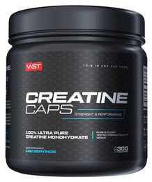VAST Sports Creatine Ultra Pure Monohydrat Kapseln, 300 vegane Kapseln, hochdosiert – Bild 1 von 6