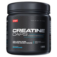Produktbild von VAST Sports Creatine Ultra Pure Monohydrat Kapseln, 300 vegane Kapseln, hochdosiert