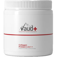 Produktbild von Vaud Collageen Protect 4 in 1 Kollagen Pulver mit Collagen Hydrolysat und Vitamin C ohne Zusatzstoffe