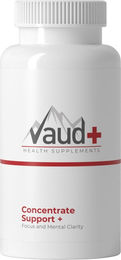Vaud Concentrate Support Kräuter-Komplex Kapseln mit L-Theanin, Bacopa, Rhodiola, Ginseng und Guarana ohne Zusatzstoffe 60 Stück – Bild 1 von 1