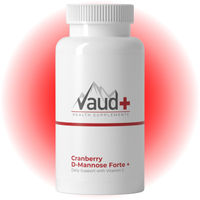 Produktbild von Vaud Cranberry D-Mannose Kapseln vegan und zuckerfrei