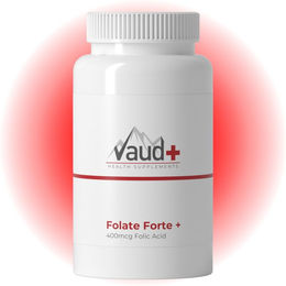 Vaud Folate Forte Folsäure Tabletten vegan für Frauen, Schwangere und Stillende – Bild 1 von 1