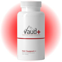 Produktbild von Vaud Haarvitamine Kapseln mit Biotin, Zink und Selen vegetarisch für Frauen und Männer 60 Stück