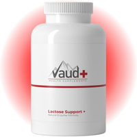 Produktbild von Vaud Lactose Support Multi-Enzym-Komplex Kapseln Vegan Vegetarisch 180 Stück