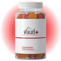 Produktbild von Vaud Multivitamin Kids Gummy für Kinder mit Vitamin C, D3, Jod und Zink