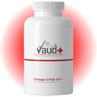Produktbild von Vaud Omega-3 Fischöl Kapseln hochdosiert für Erwachsene