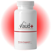 Produktbild von VAUD Rhodiola Rosea Kapseln mit Rosenwurz und Sibirischem Ginseng vegan und ohne Zusatzstoffe 60 Stück