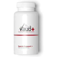 Produktbild von Vaud Sperm Support Kapseln für Männer mit Zink, Selen und Folsäure vegan und vegetarisch