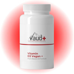 Vaud Vitamin D3 Kapseln Vegan Hochdosiert 25 µg 1000 IE für Erwachsene – Bild 1 von 1