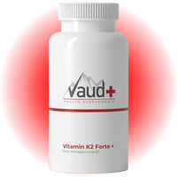 Produktbild von Vaud Vitamin K2 Forte Kapseln mit K2 MK-7 180 mcg vegetarisch