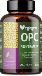 VEGÁGENO OPC Traubenkernextrakt und Resveratrol Kapseln vegan – Bild 1 von 4