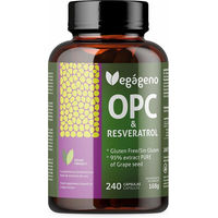 Produktbild von VEGÁGENO OPC Traubenkernextrakt und Resveratrol Kapseln vegan
